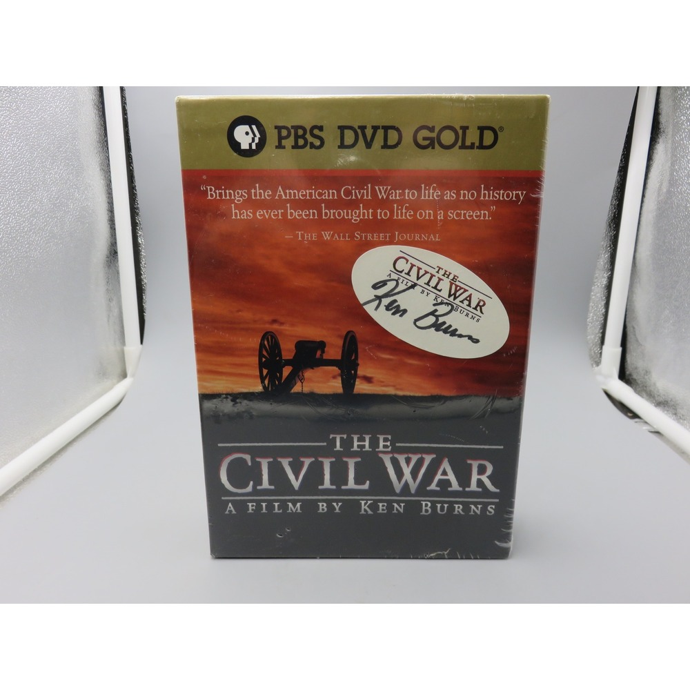 The Civil War A Film by Ken Burns PBS DVD Gold Box Set New Sealed 794054868920